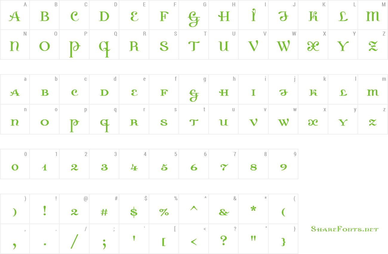 Font Dalliance Roman Small Caps preview